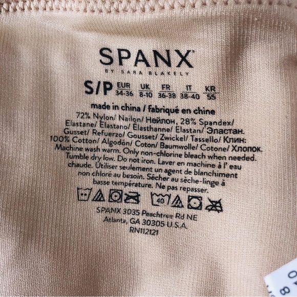 Spanx Body Shaper Beige Nude Size Small - Picture 3 of 7